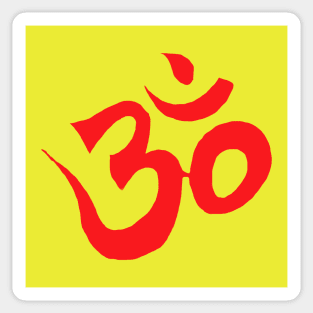 Spiritual Awakening Sacred Om Symbol Sticker